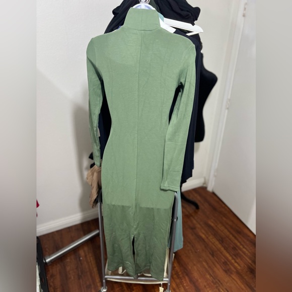 OGL Eco-Mousse® Turtleneck Midi Dress - Picture 4 of 6